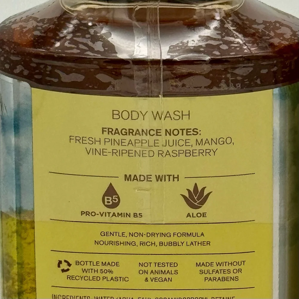 Bath & Body Works Rio Pineapple Mango Body Wash & Copper Coconut Sands Spray NWT